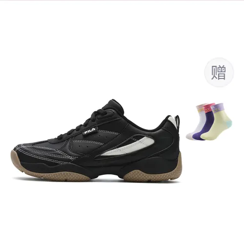 FILA FOUNTAIN Shoes Wear resistant And Lightweight Low top Casual Shoes Women's Black
