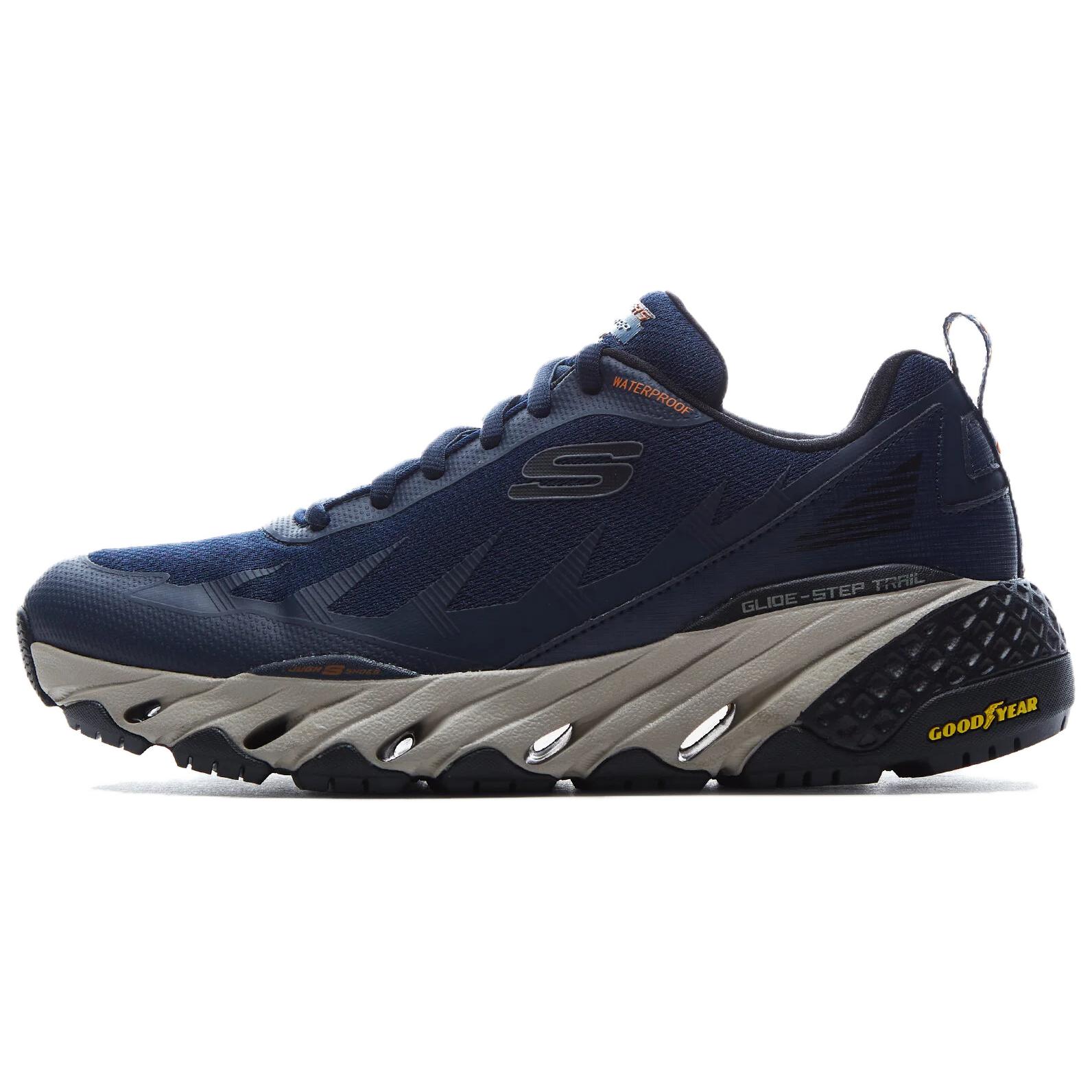 Skechers Glide Step Fabric Versatile Cushioning, Wear Resistant Low top Casual Shoes Men's