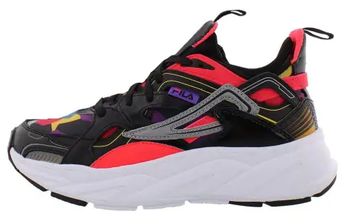 FILA Hallasan 90 Comfortable Round Toe Low top Casual Shoes Women's Black