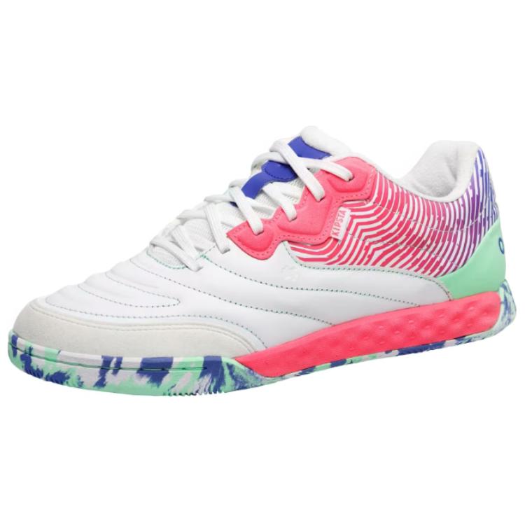 DECATHLON Slip Resistant Abrasion Resistant Slip Resistant Abrasion Resistant Soccer Shoes Men’s White Pink