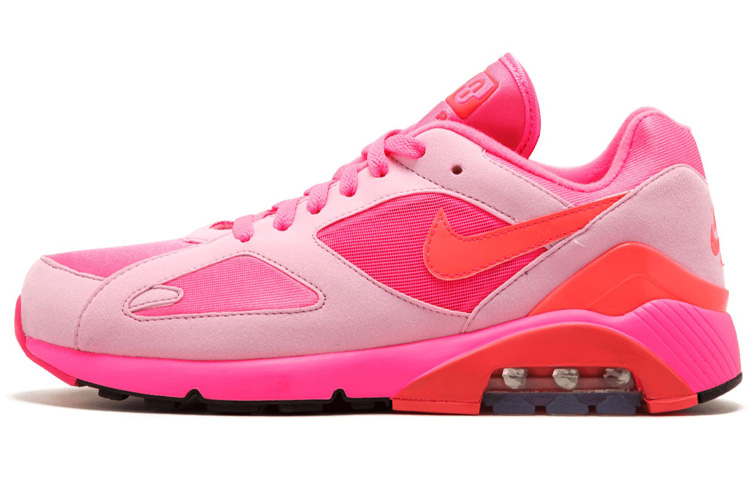 Мужские кроссовки COMME DES GARCONS SHIRT x Nike Air Max 180 (розовые)