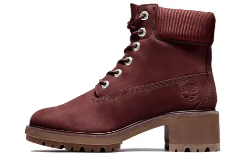Timberland Combat Boots Women's Dark Red