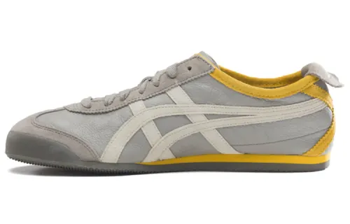 Onitsuka Tiger MEXICO 66 Casual Shoes Unisex Low Top Gray/Yellow/White