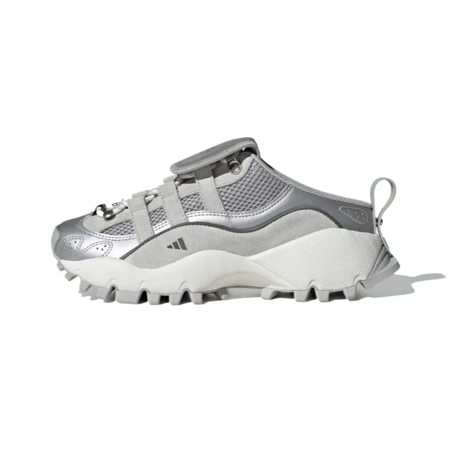 Adidas FOS SEEULATER MULE Low top Casual Shoes Women's Metallic Silver