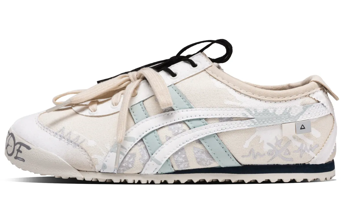 Onitsuka Tiger MEXICO 66 Cyan Yulin Slip Resistant Abrasion Resistant Slip Resistant Abrasion Resistant Low top