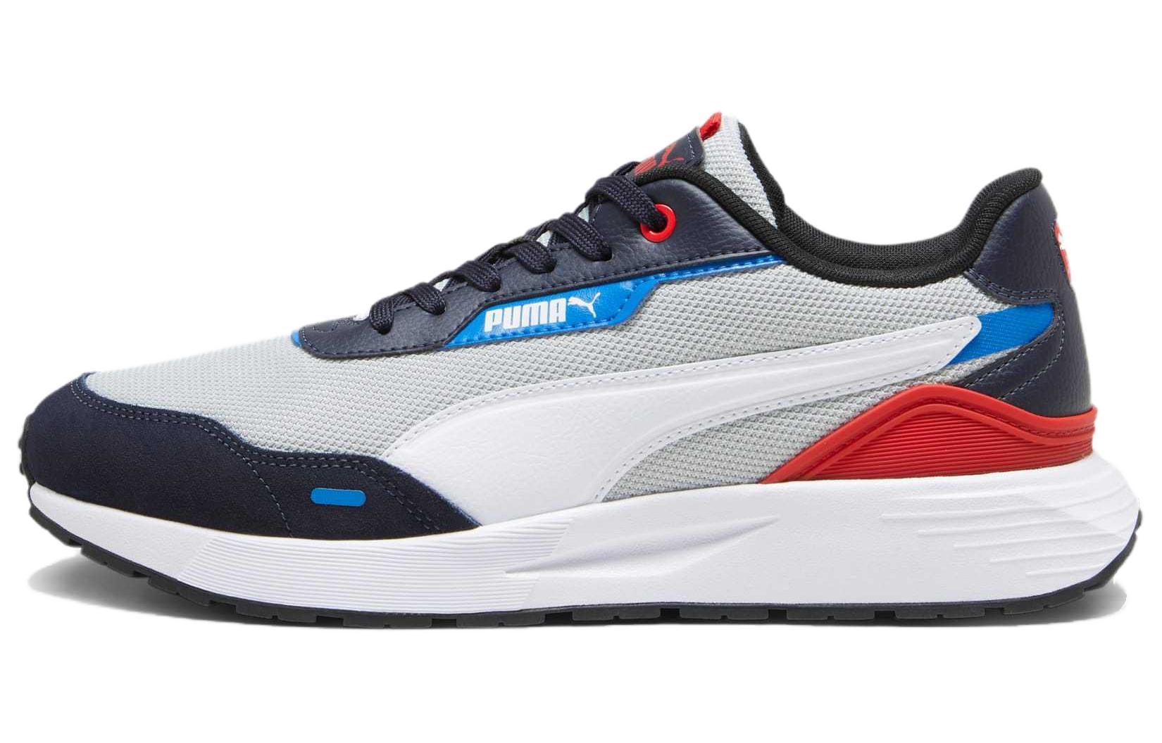 PUMA Runtamed Plus Low top Casual Shoes Unisex Gray Blue Red