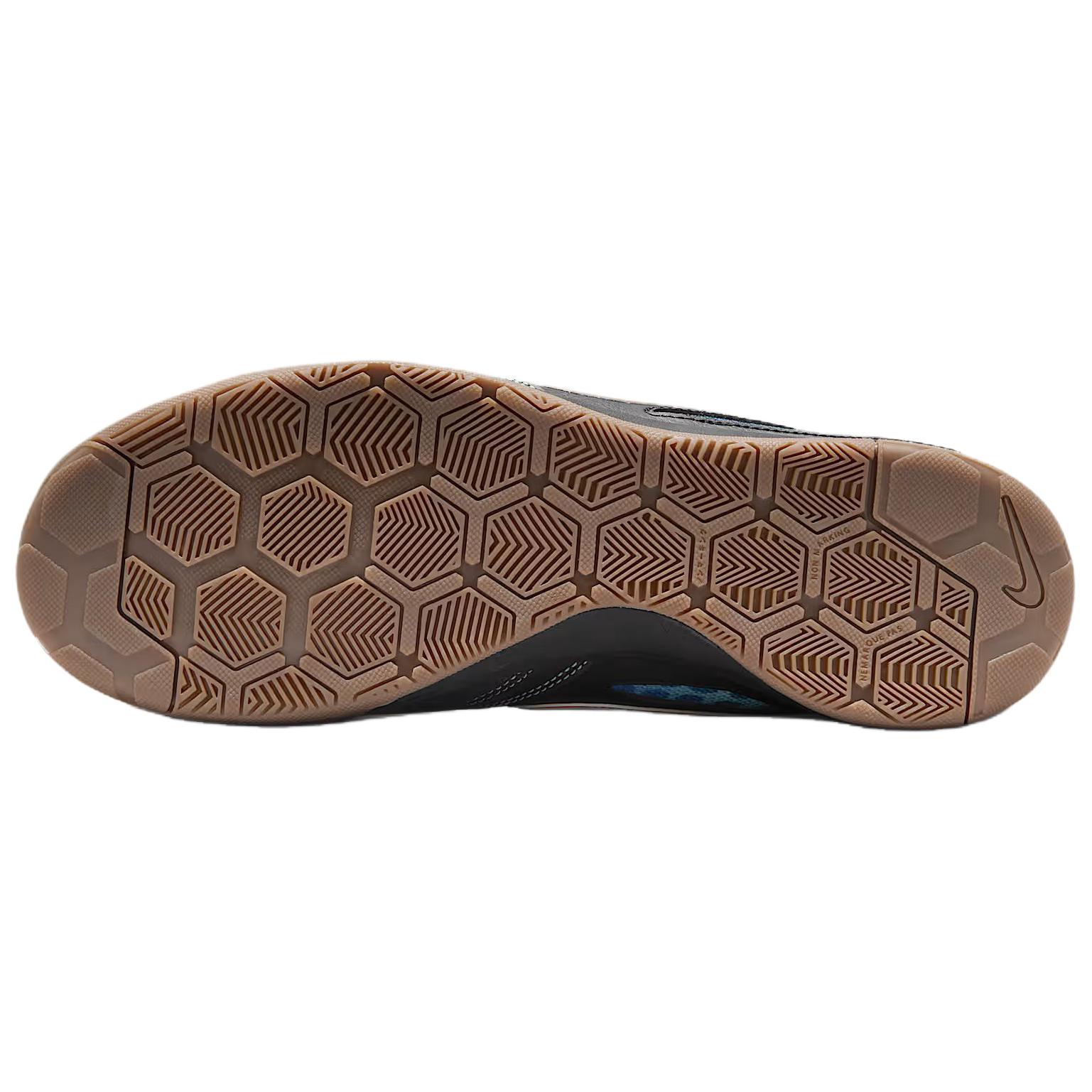 Nike Gato Leather Breathable Soccer Shoes Men's Black - Image 6