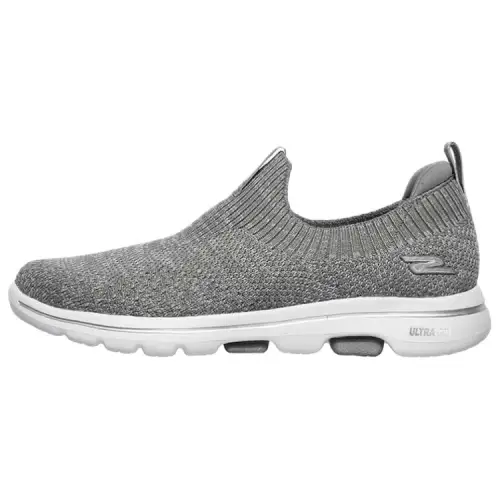 Skechers Go Walk 5 Low top Casual Shoes Women's Gray White