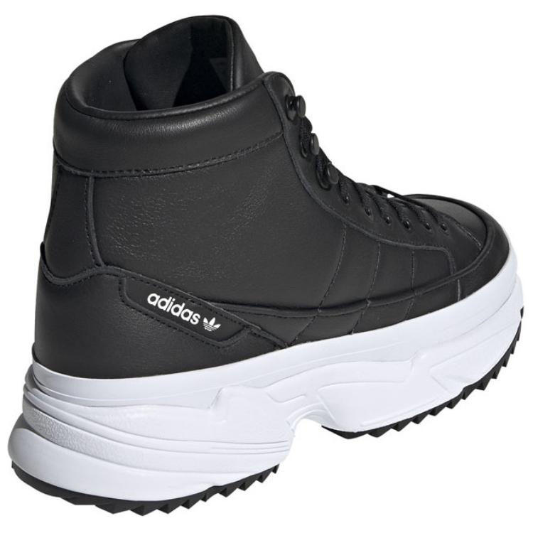 Женские ботинки adidas Originals Kiellor Xtra (черно-белые) — Чёрный / белый — фото 4