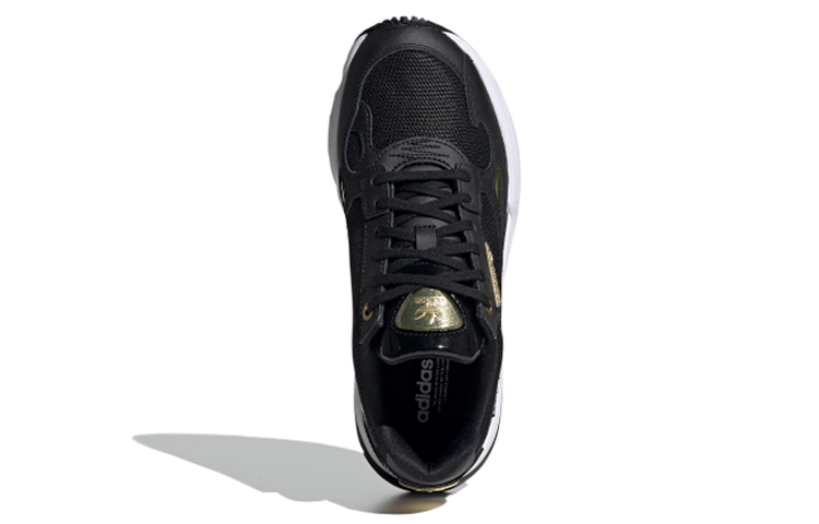 Женские кроссовки adidas originals Falcon (черно-золотой) — фото 4