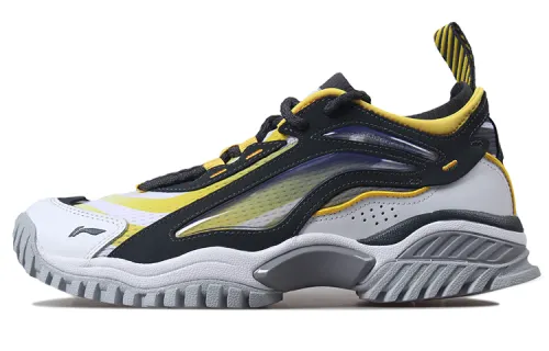 Li Ning Aurora Skyline Textile, Synthetic Leather, TPU Cushioning Slip Resistant Abrasion Resistant