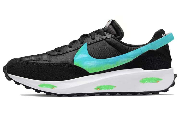 Nike Waffle Debut Casual Shoes Men's Low Top Black/White