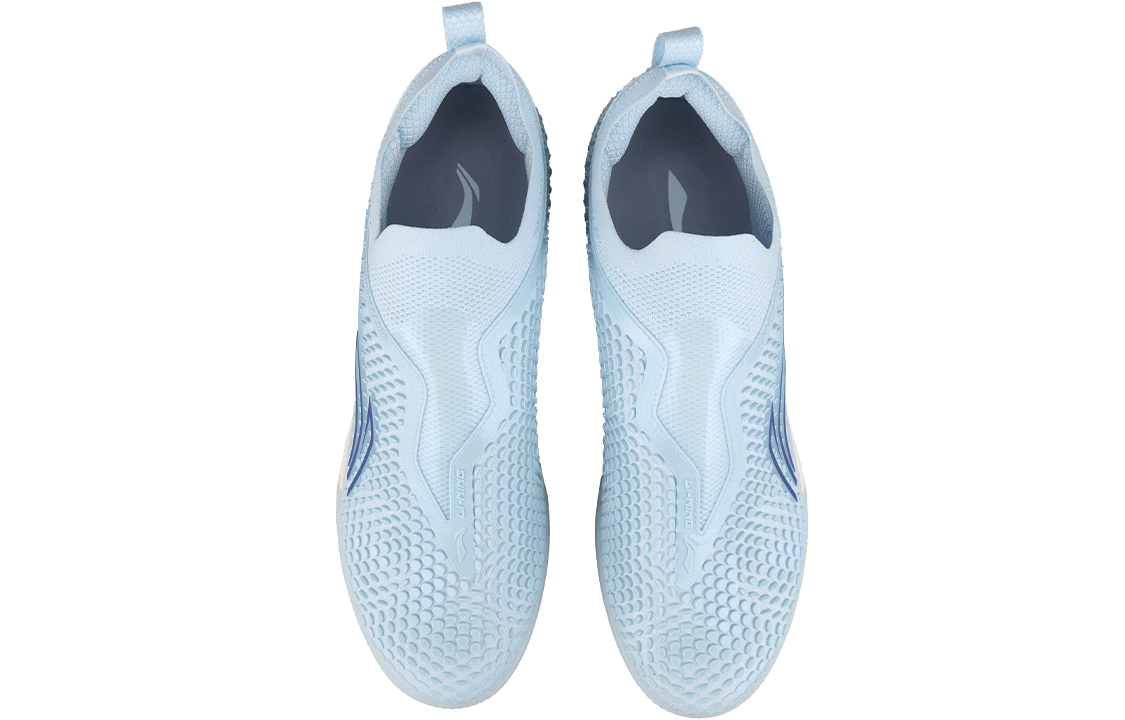 Li Ning TF Turf Artificial Turf Cushioning Soccer Shoes Men’s Blue