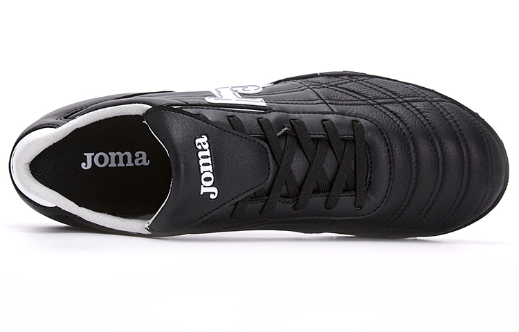 Joma TF Turf Synthetic Leather, Leather Abrasion Resistant Coverage Soccer Shoes Black