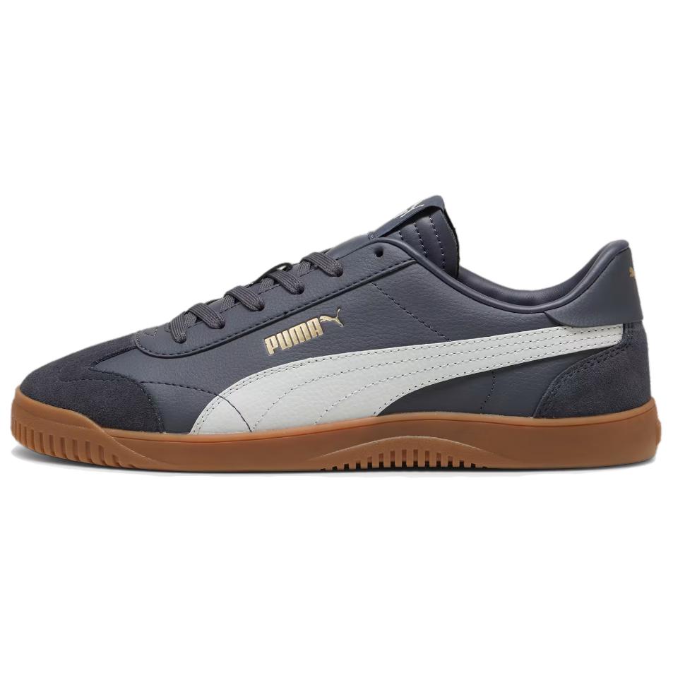 PUMA Club 5v5 Abrasion Resistant Low top German Army Trainers Unisex Gray Gold