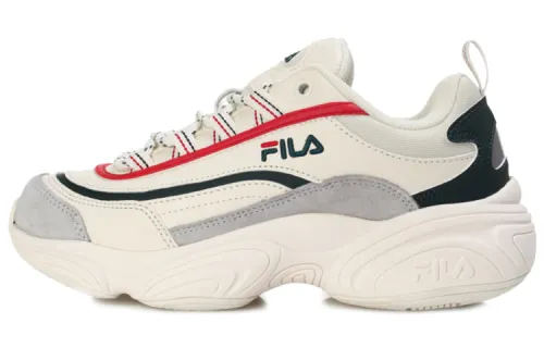 FILA Ray Run White/Grey/Black/Red Women's