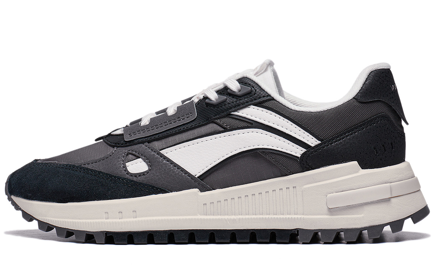Li Ning Riding The Wind 2.0 Slip Resistant Abrasion Resistant Low top Sports Casual Shoes Women's Gray Black
