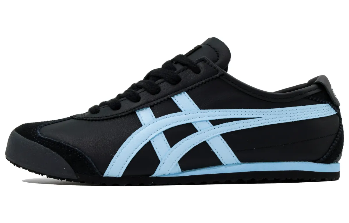 Onitsuka Tiger MEXICO 66 Slip Resistant, Abrasion Resistant, Lightweight Low top Casual Shoes Unisex Black Blue