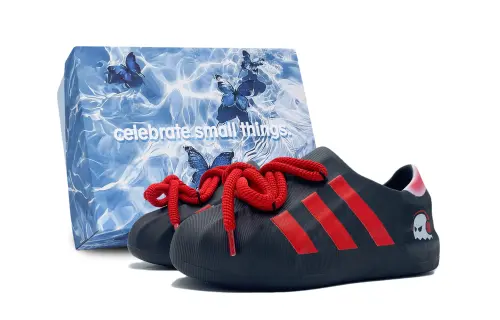 Adidas Originals AdiFOM Superstar Slip Resistant, Abrasion Resistant, Lightweight Low top Casual Shoes Unisex Black Red