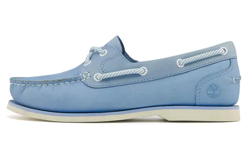 Timberland Casual Shoes Women's Low Top Light Gray Blue