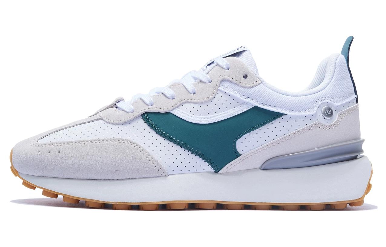 Li Ning Fangyuan Classic Synthetic Leather Abrasion Resistant Breathable Low top Sports Casual Shoes Men's