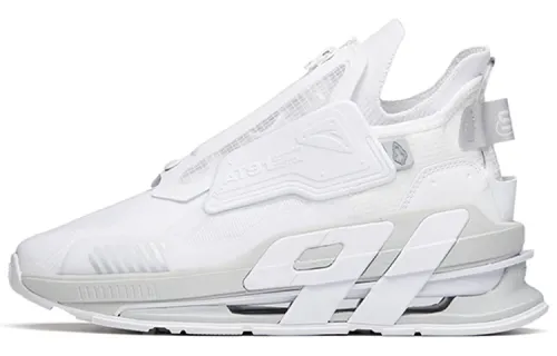 Anta AT91 Abrasion Resistant Breathable Low top Running Shoes Men's Anta White