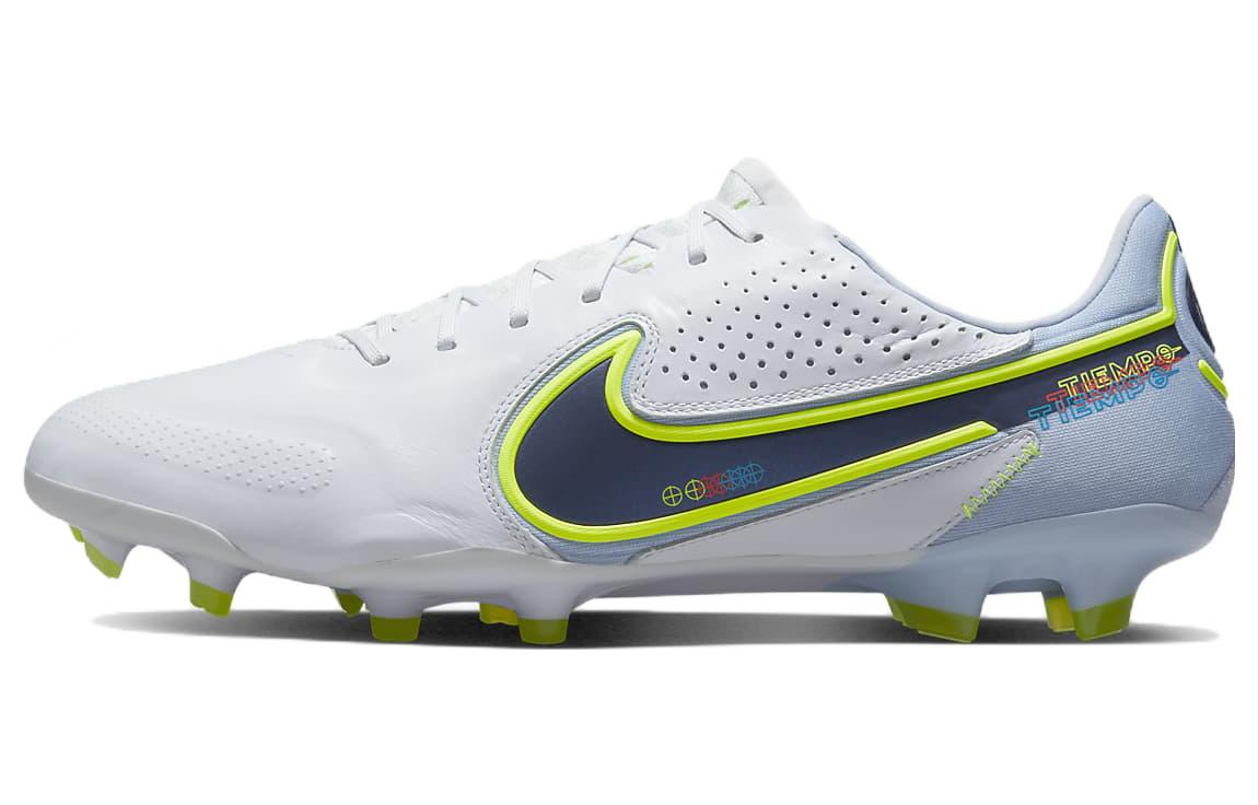 Nike Tiempo Legend 9 Elite FG (glue spikes) non-slip and wear-resistant football shoes for men gray