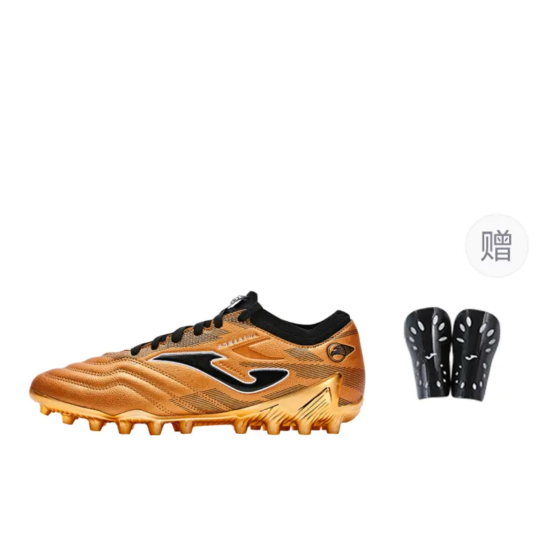 Joma MG Multi Ground Synthetic Leather Slip Resistant Abrasion Resistant Soccer Shoes Men's Gold