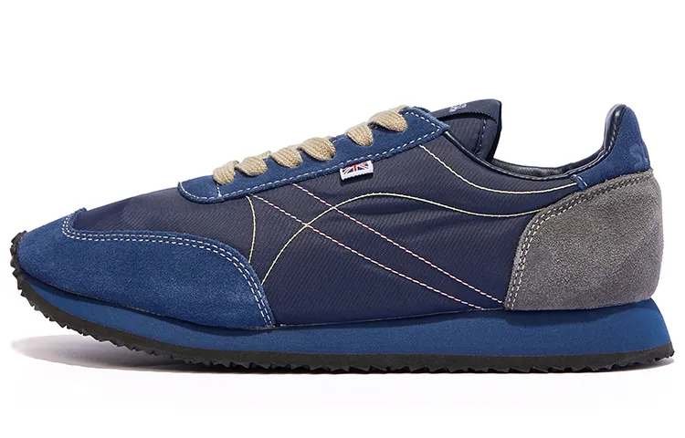 Norman Walsh Tdl Cushioning Abrasion Resistant Balance Lightweight Low top Casual Shoes Unisex Navy Blue & Asphalt Gray