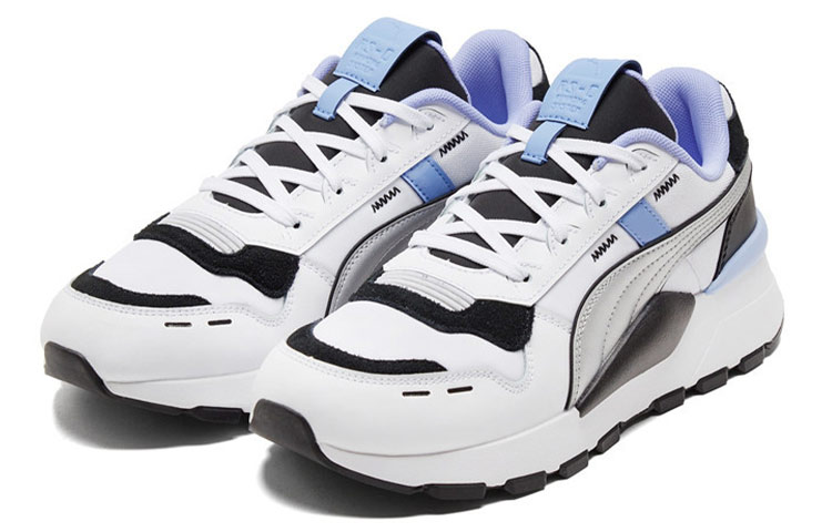 Кроссовки PUMA RS 2.0 Futura (белый, серый, черный, фиолетовый) — Белый / серый / чёрный / фиолетовый — фото 3