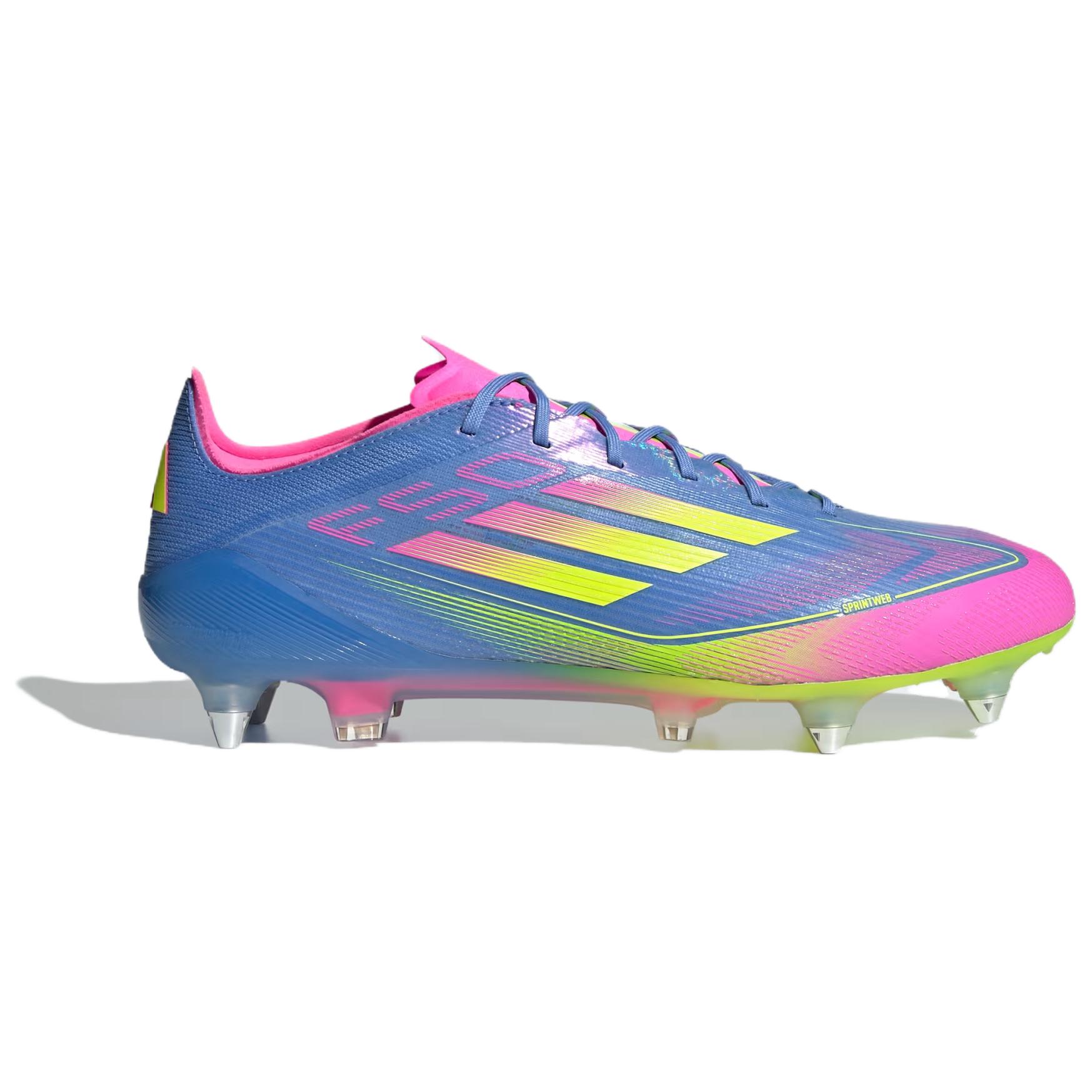 Adidas F50 Elite Sg Blue Fusion Lucid Lemon Lucid Pink