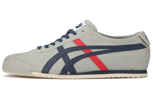 Onitsuka Tiger MEXICO 66 Low top Casual Shoes Unisex Gray Blue Red