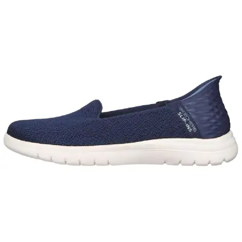 Skechers On The GO Fle Mesh Breathable Low top Casual Shoes Women's Marine Blue