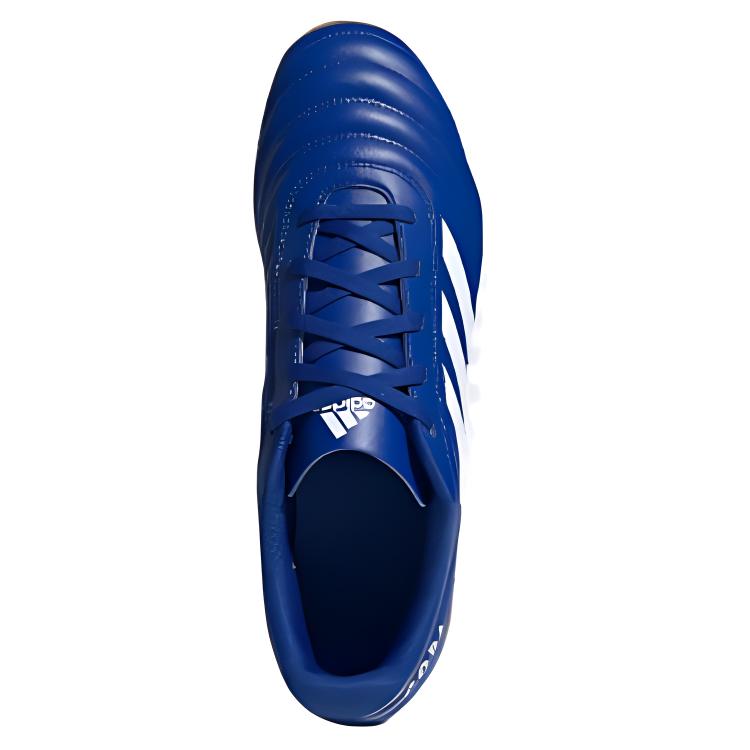 Мужские кроссовки adidas Copa 20.4 IC/IN (синий / белый / коричневый) — фото 5