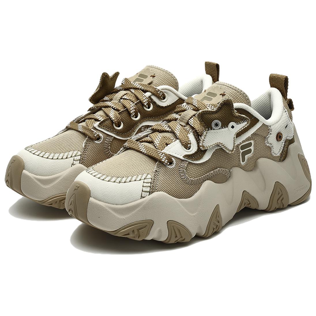 Женские кеды Fila FUSION STARFISH CANVAS (оливковые) — фото 2