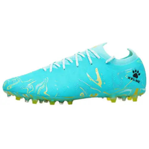 KELME MG Multi Ground Artificial Turf Slip Resistant Abrasion Resistant Soccer Shoes Men's Blue