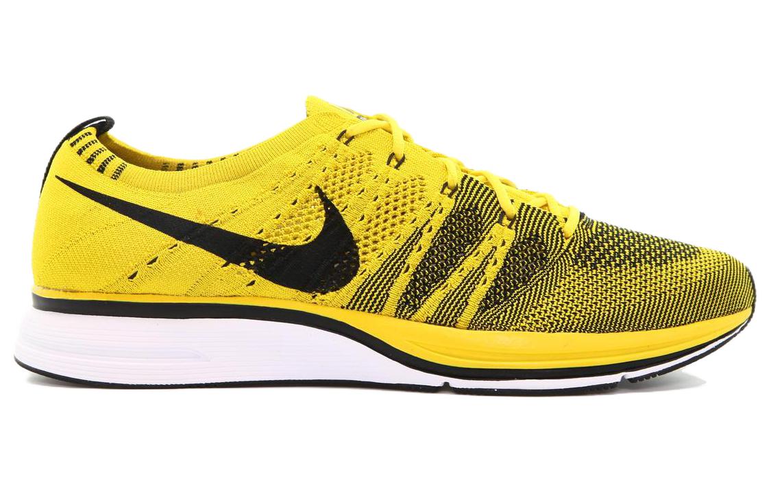 Мужские кроссовки Nike Flyknit Trainer (желтые) — фото 2
