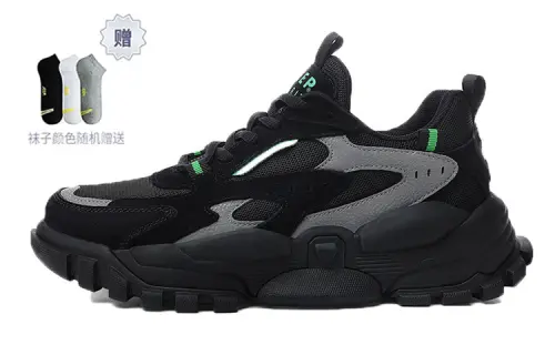 JEEP SPIRIT Cushioning, Wear Resistant Low top Casual Shoes Men's Black