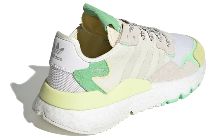 Женские кроссовки adidas originals Nite Jogger (бело-желто-зеленый) — Белый / жёлтый / зелёный — фото 4
