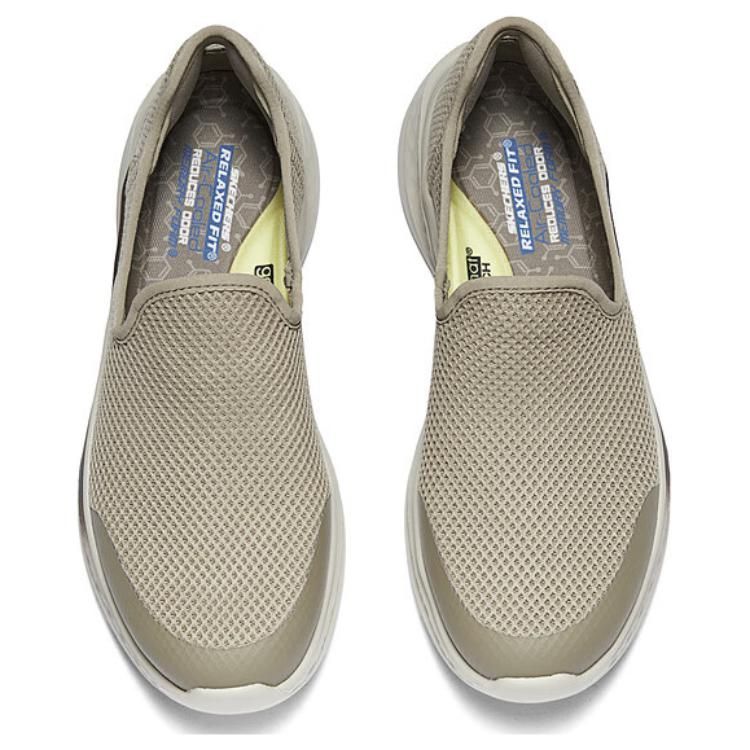 Skechers Slip Resistant Cushioning Abrasion Resistant Low top Casual Shoes Men’s Light Green