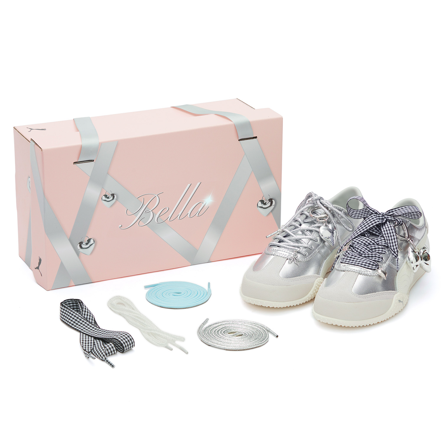 PUMA Bella Low top Casual Shoes Unisex Silver