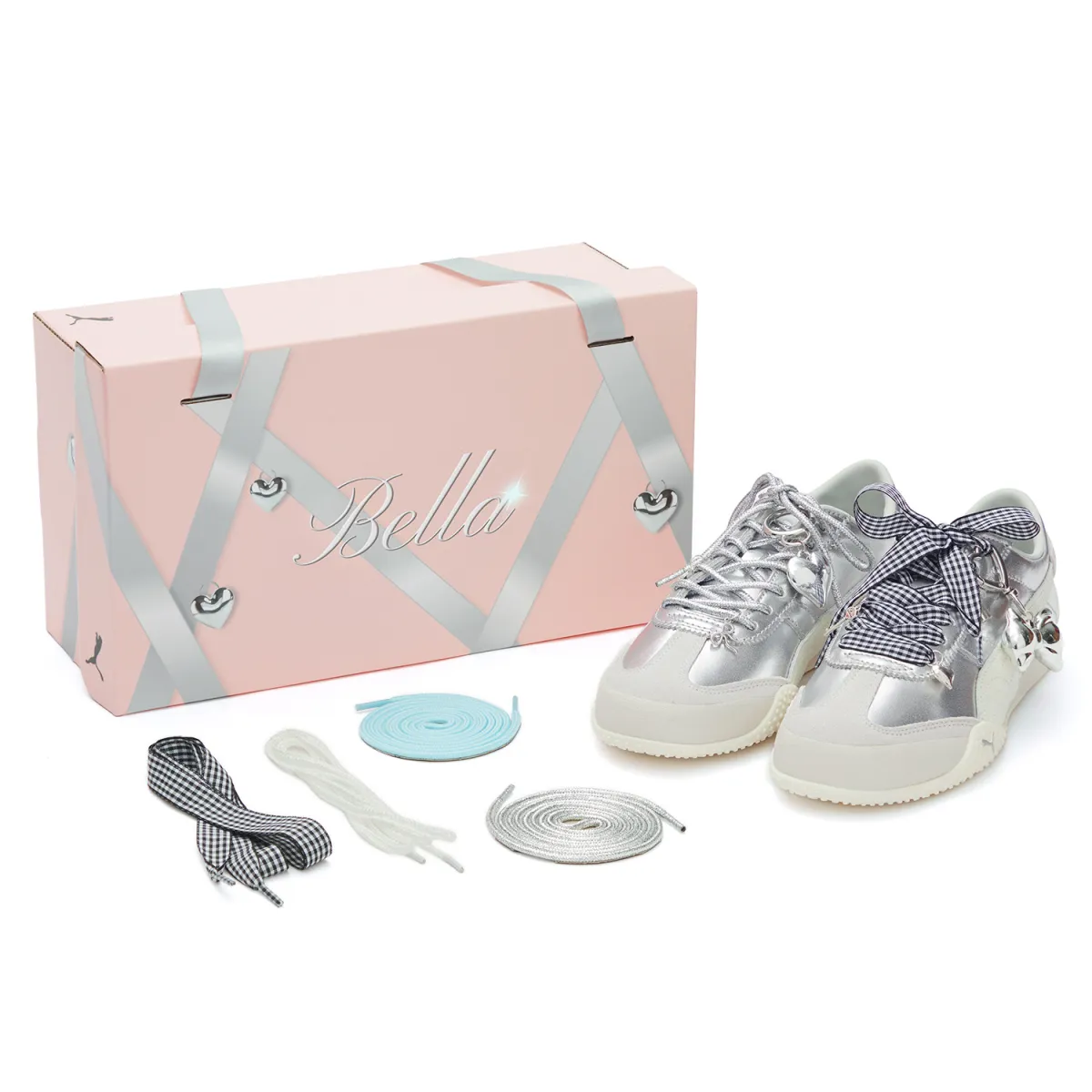 PUMA Bella Low top Casual Shoes Unisex Silver