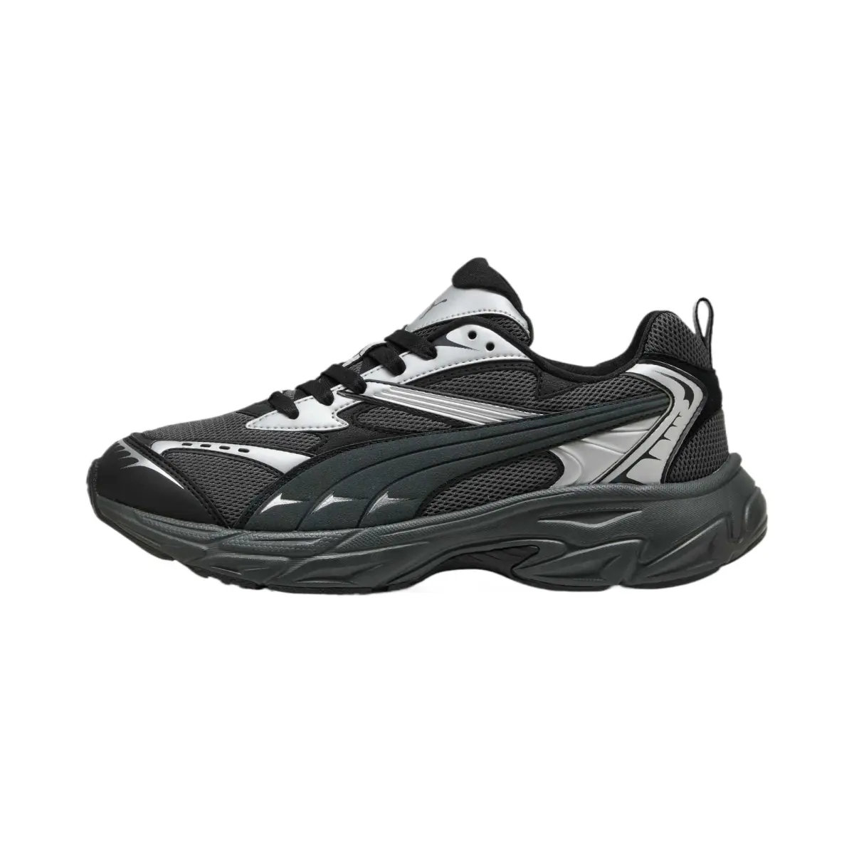 PUMA Morphic Abrasion Resistant Mid top Casual Shoes Unisex Black