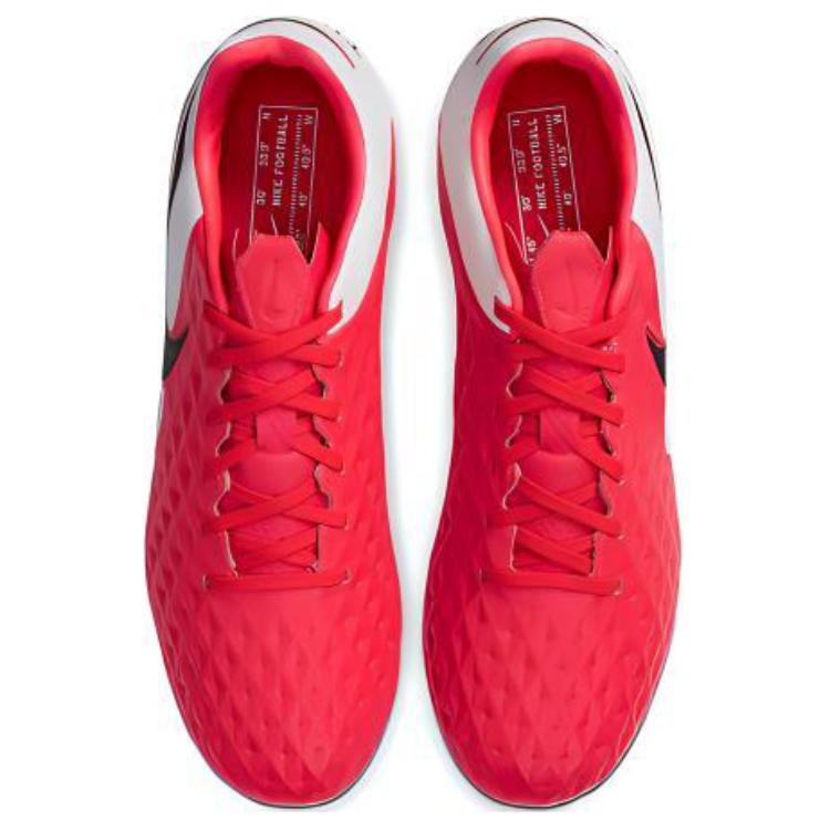 Мужские кроссовки Nike Tiempo Legend 8 Pro HG (черно-красно-белые) — Чёрный / красный / белый — фото 4