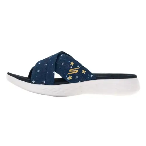 Skechers Slip Resistant Slide Slippers Women's Blue