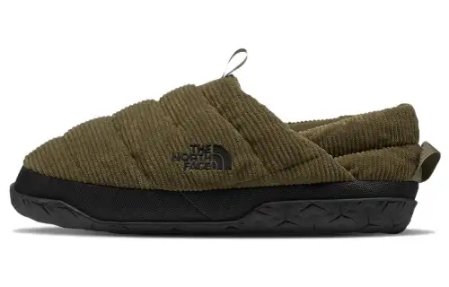 THE NORTH FACE Corduroy Nuptse Mules 'Military Olive'