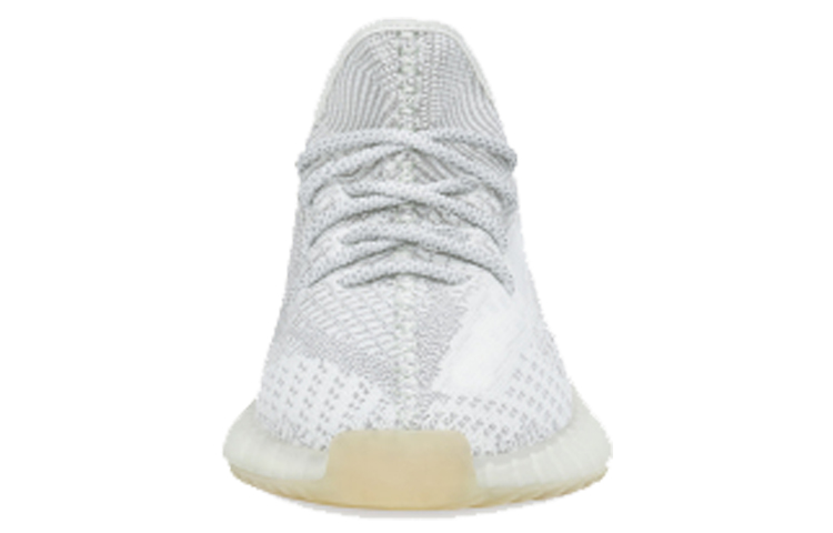 Кроссовки adidas originals Yeezy Boost 350 V2 (серо-белые) — Серый — фото 3