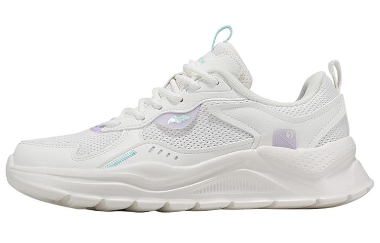 361° Textile, Leather Mesh Cushioning Slip Resistant Abrasion Resistant Breathable Low top Sports Casual Shoes Women's