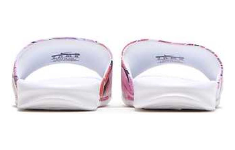 Шлепки Nike Benassi Just Do It JDI Floral Pack (бело-цветные) — фото 4