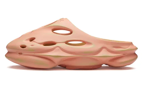 EQLZ EQUALIZER 1100 Slide Slippers Unisex Peach Pink Distressed